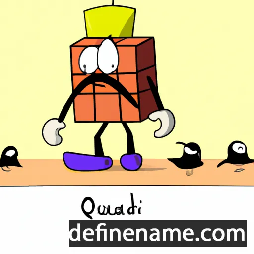 cartoon of the name Qudratoy