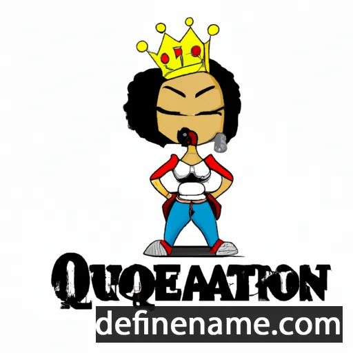 cartoon of the name Queenation