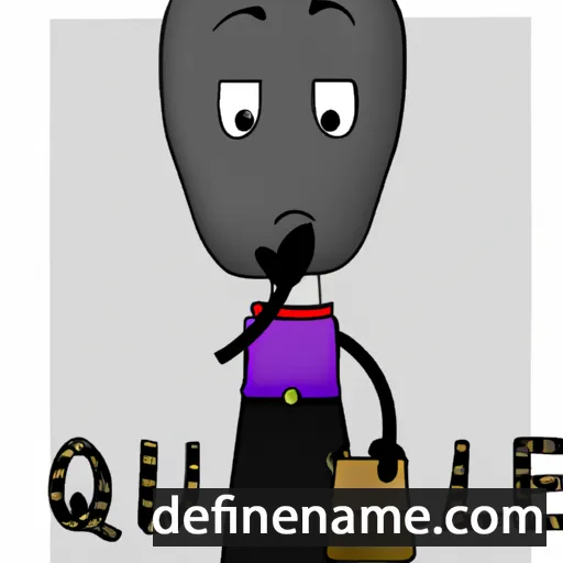 cartoon of the name Quell