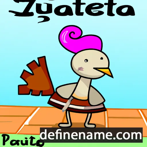 Quetzalpetlatl cartoon