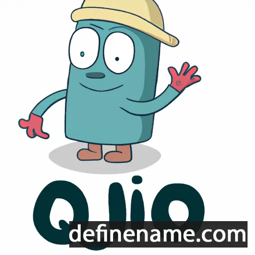 cartoon of the name Quidico