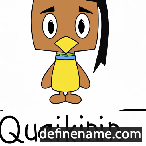 cartoon of the name Quikinna'qu