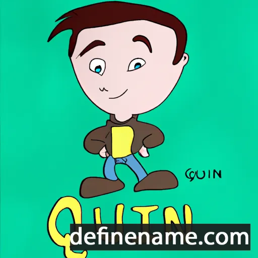 cartoon of the name Quin