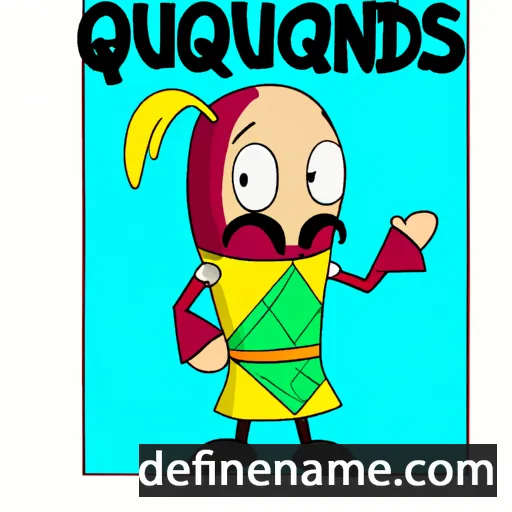 cartoon of the name Quinidius