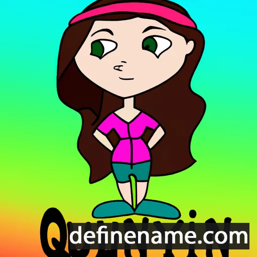 cartoon of the name Quinnlyn