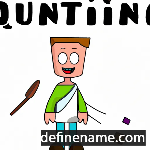 cartoon of the name Quintijn