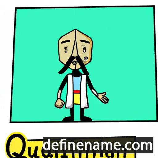 cartoon of the name Quintilianu