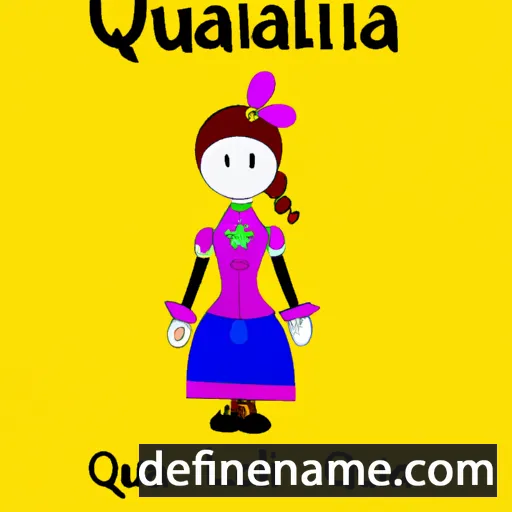 cartoon of the name Quintillia