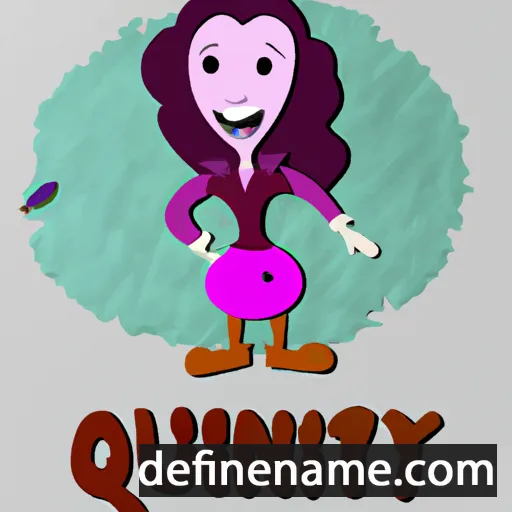 cartoon of the name Quinty