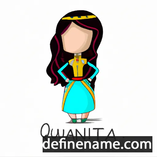 cartoon of the name Quinziana