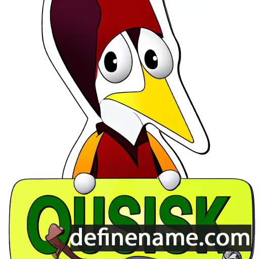 cartoon of the name Quissik