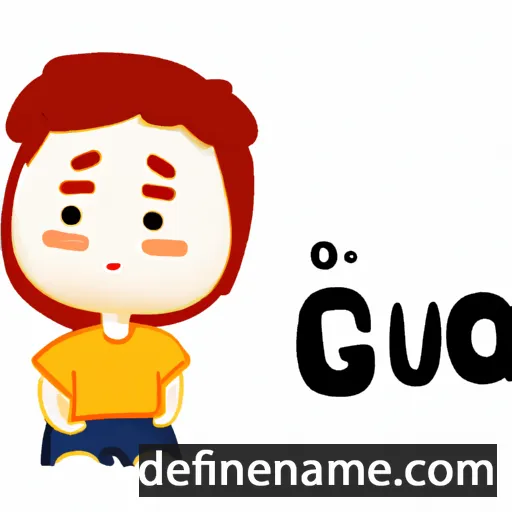 cartoon of the name Quoc