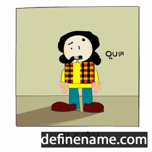 cartoon of the name Quoilaan