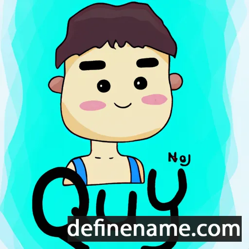 cartoon of the name Quy