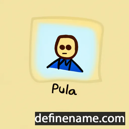 Päula cartoon