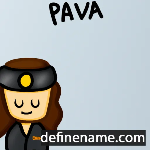 cartoon of the name Pävla