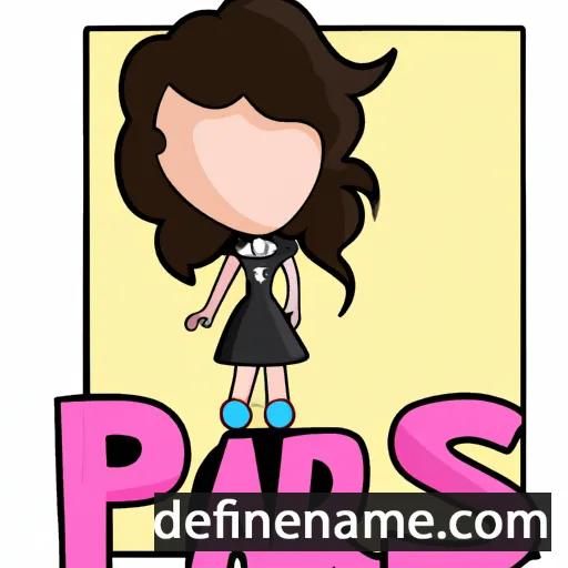 cartoon of the name Pâris