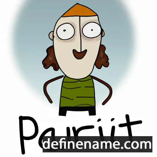 cartoon of the name Pătru