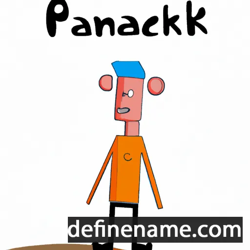 cartoon of the name Pankrác