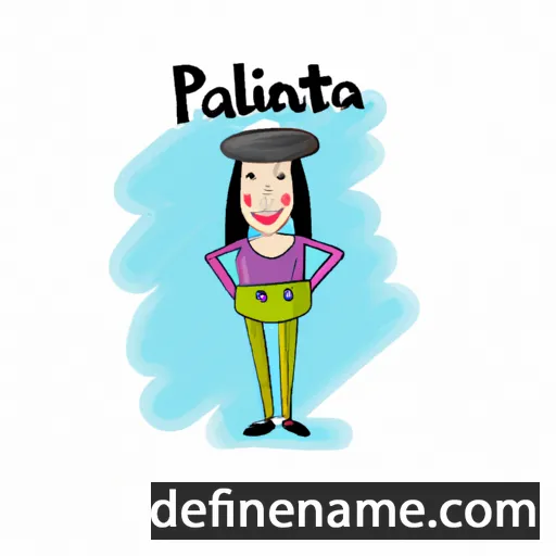 cartoon of the name Pantalí