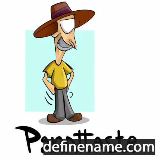 cartoon of the name Pantariste