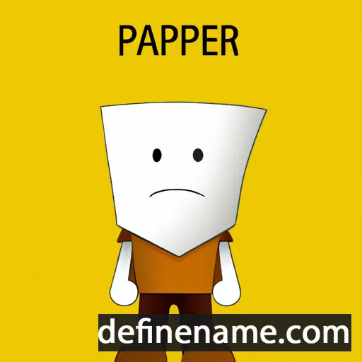 Papper cartoon