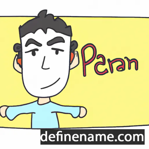 cartoon of the name Paran