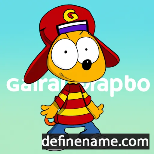 cartoon of the name Parappa