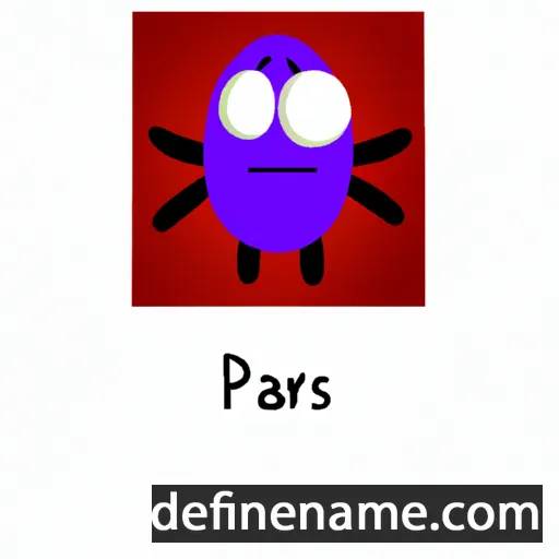 cartoon of the name Paras