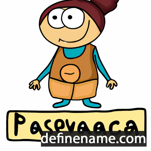 cartoon of the name Parasceva