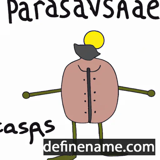 cartoon of the name Parascevas