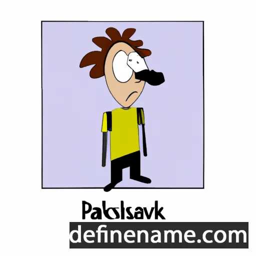 cartoon of the name Paraskev