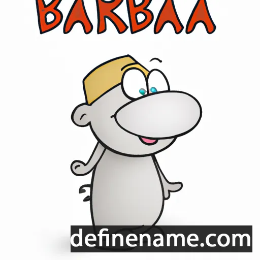 cartoon of the name Parba