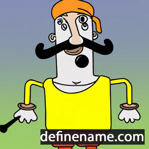 cartoon of the name Parmen