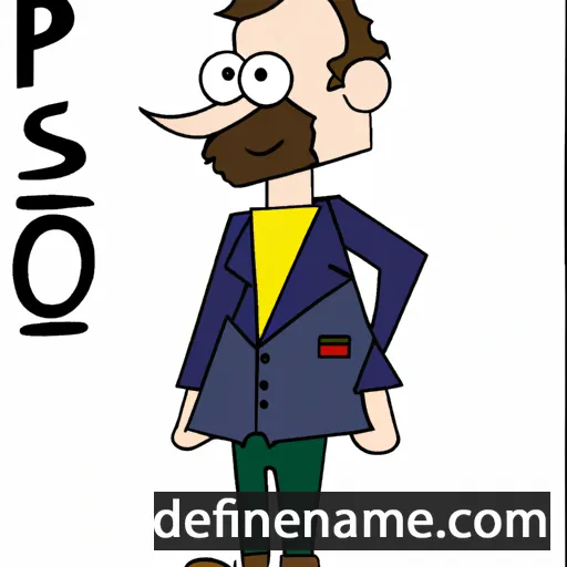 cartoon of the name Parson