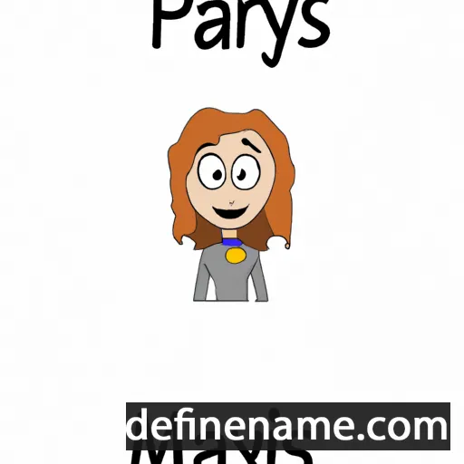 cartoon of the name Parys