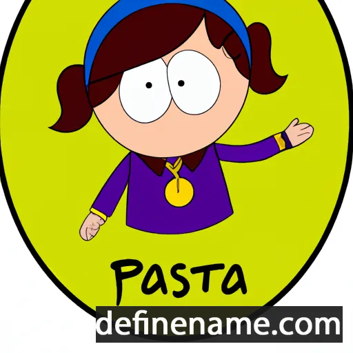 cartoon of the name Pascha