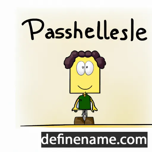 cartoon of the name Paschalle