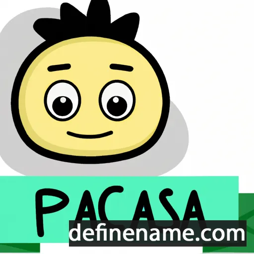 cartoon of the name Pascua