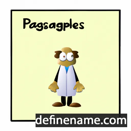 cartoon of the name Pasigenes