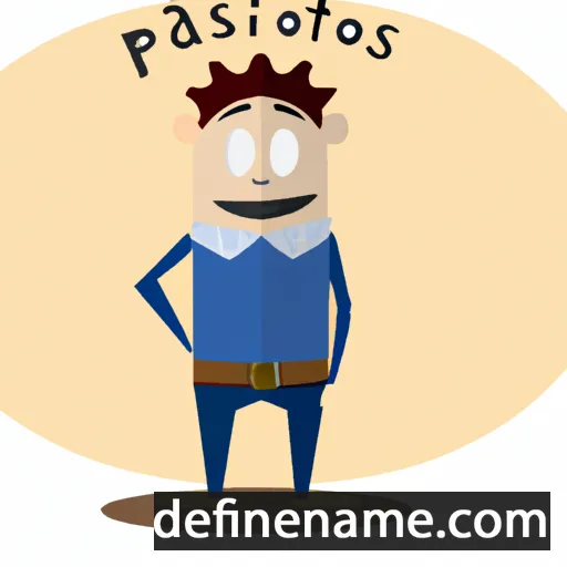 cartoon of the name Pasinikos