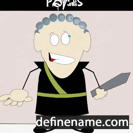 cartoon of the name Pasiphanes