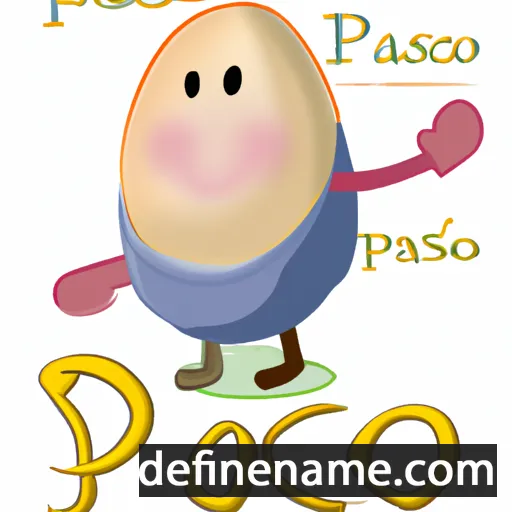 cartoon of the name Pasqua