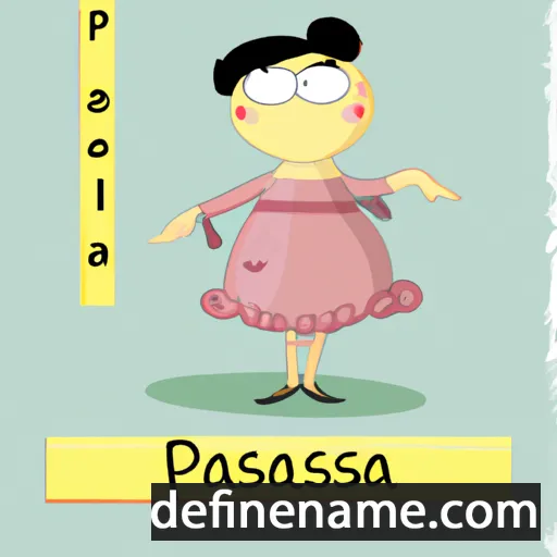 cartoon of the name Pasquina