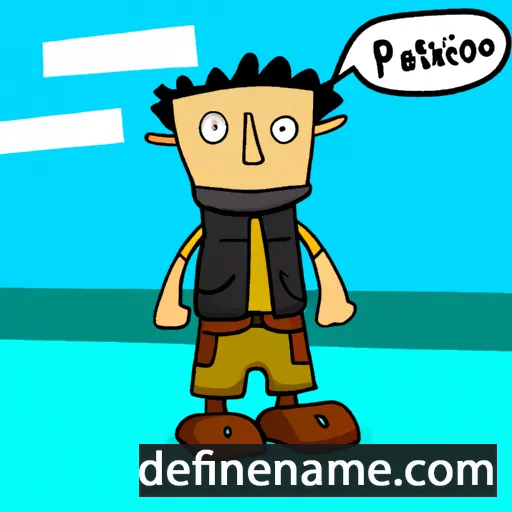 cartoon of the name Patapios