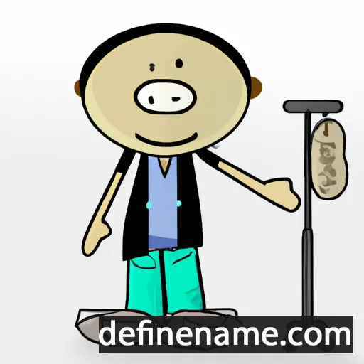 cartoon of the name Patient