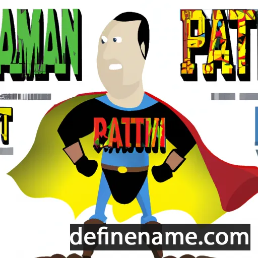 cartoon of the name Patman