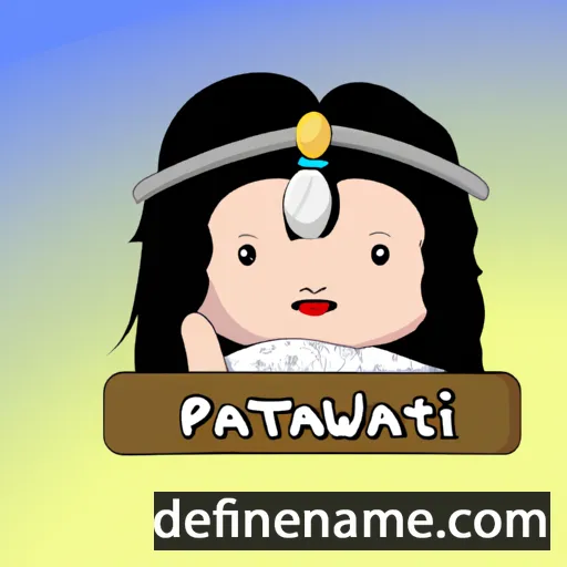 cartoon of the name Patmawati