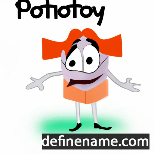 cartoon of the name Patony