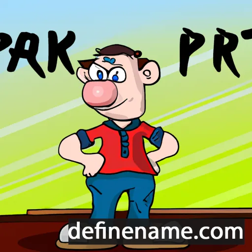 cartoon of the name Patrek